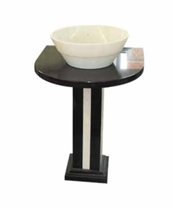 Vanity Sink VS-006, Black Granite Sink