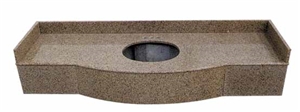 Vanity Top CT-006, Brown Granite Vanity Top
