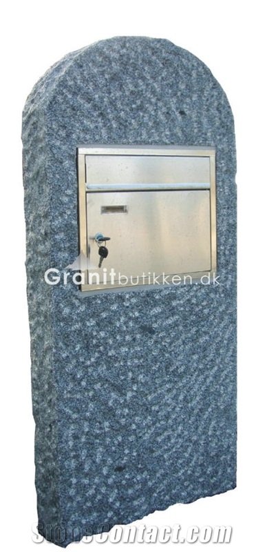 Mailbox in Granite Gray, Sesame Grey Granite
