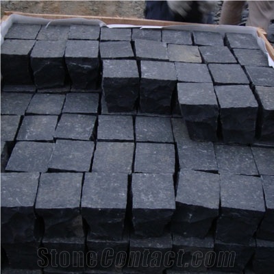 Black Basalt Cobble Stone