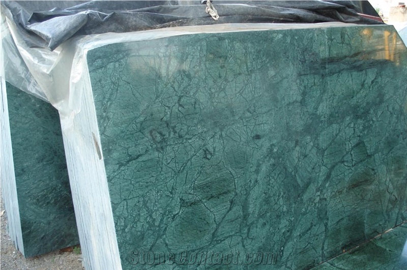 Indian Green Marble Slabs, Emerald Green Light Marble