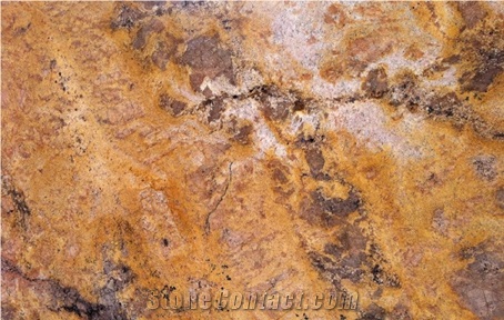 Golden Canyon, Brazil Yellow Granite Slabs & Tiles