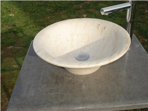 Cloche Sinks, Wash Basins, Royal Thala Beige Limestone