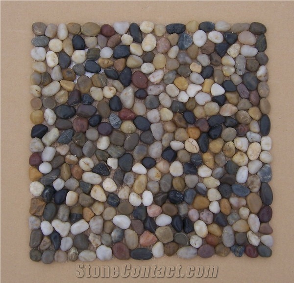 Pebble Stone Mosaic Picture,Art Work