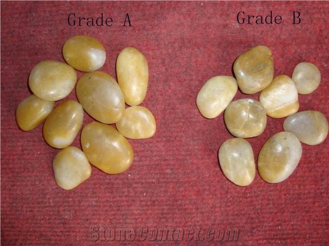 Yellow Onyx Pebble Stone, River Stone,Mixed Pebble Stone,River Stone,Polished Pebbles,Pebble Stone Driveways