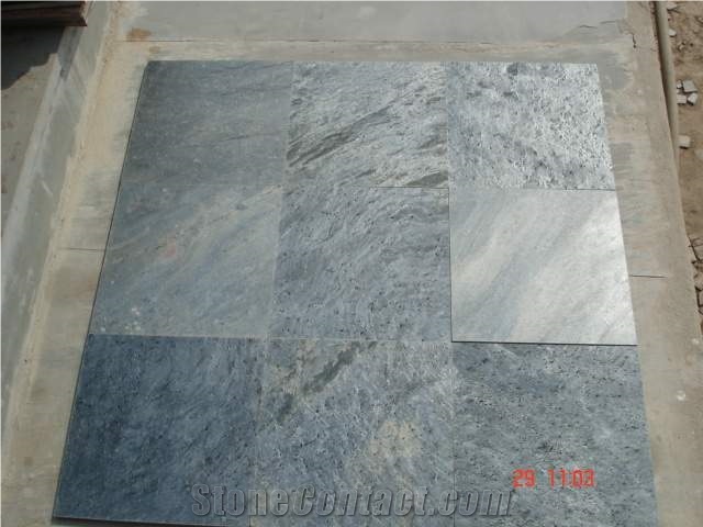 Slate Stone Floor Tiles, Silver Grey Slate
