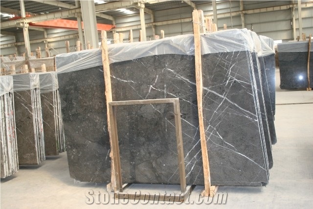 Grey Pearl Marble Tiles & Slabs, Pietra Gray Marble Covering Tiles, Flooring Tiles Polished