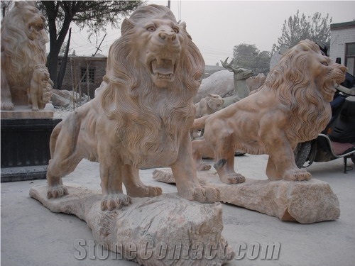 Europe Lion Sculpture