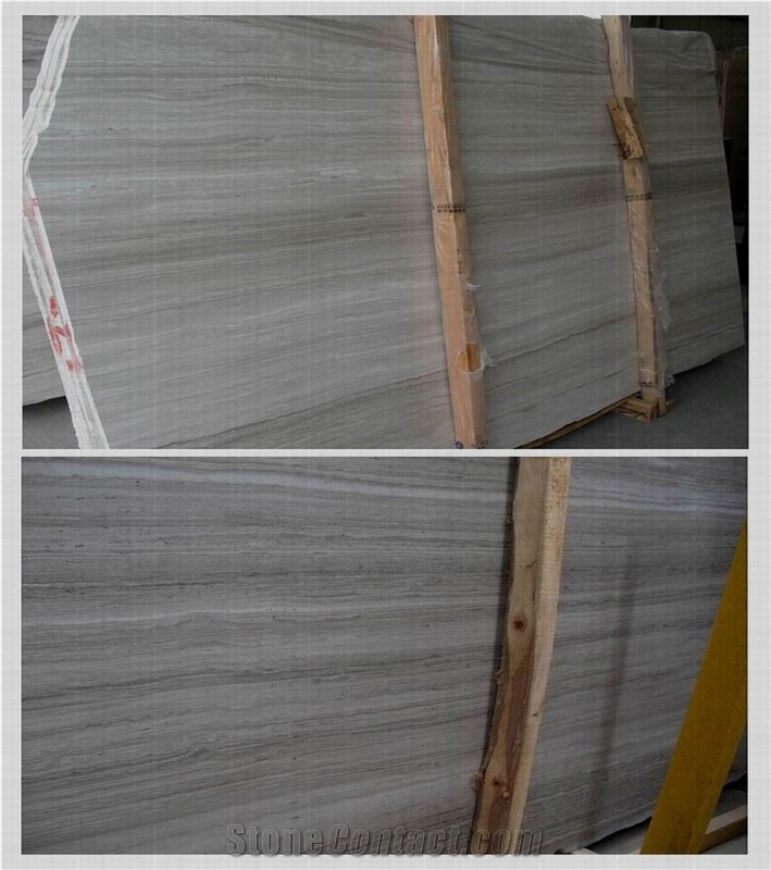 Grey Wooden Vein Marble Tile Cut to Size, China Serpeggiante Slabs High Polished Wall Cladding Panel,Floor Covering Pattern-Gofar