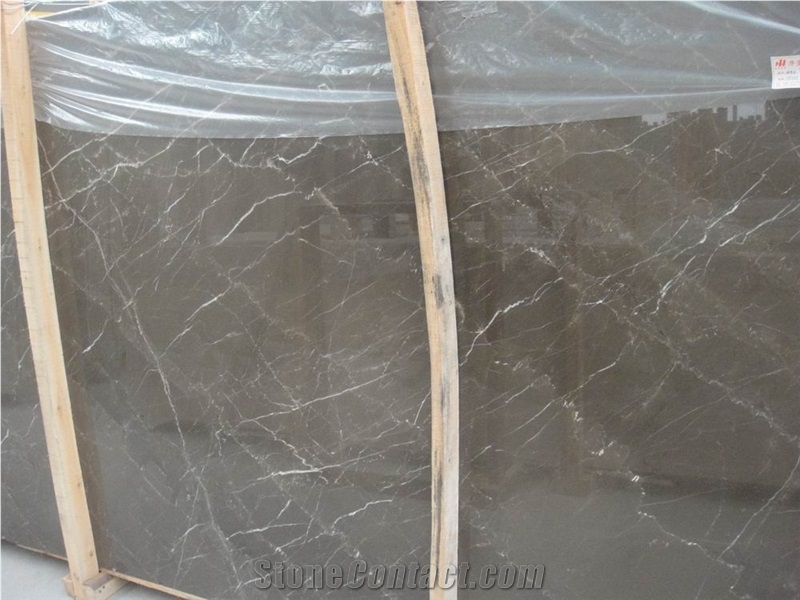 Chinese Brown Moss, China Brown Marble Slab