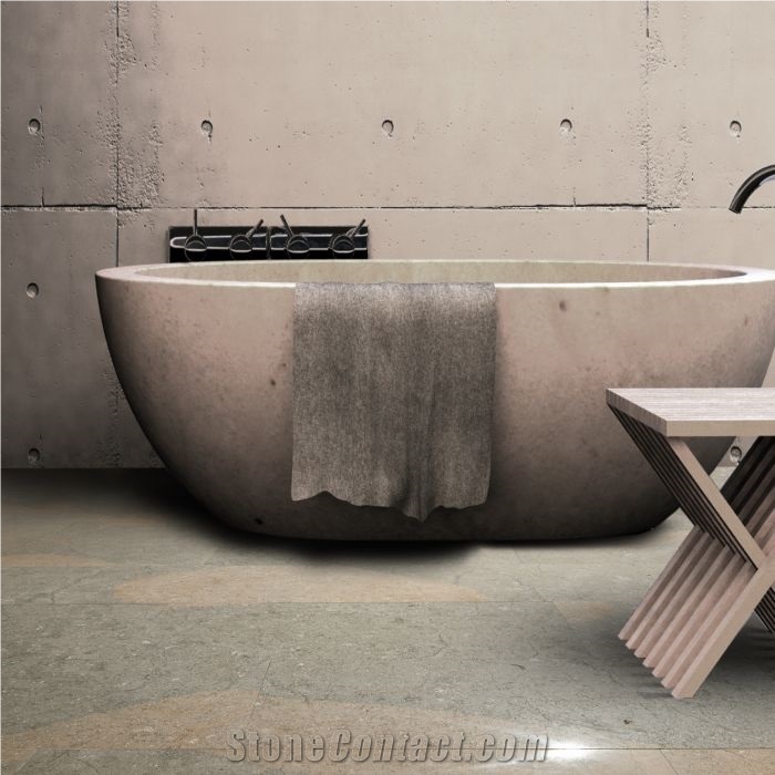 Transylvania Bathroom Design, Transylvania Gray Grey Limestone
