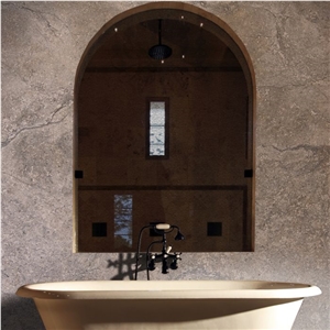 Transylvania Bathroom Design, Transylvania Gray Grey Limestone