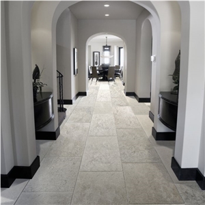 Transylvania Indoor Flooring, Transylvania Gray Limestone Slabs