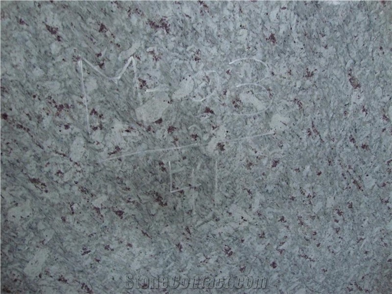 White Pearl Granite, White Galaxy Granite Slabs