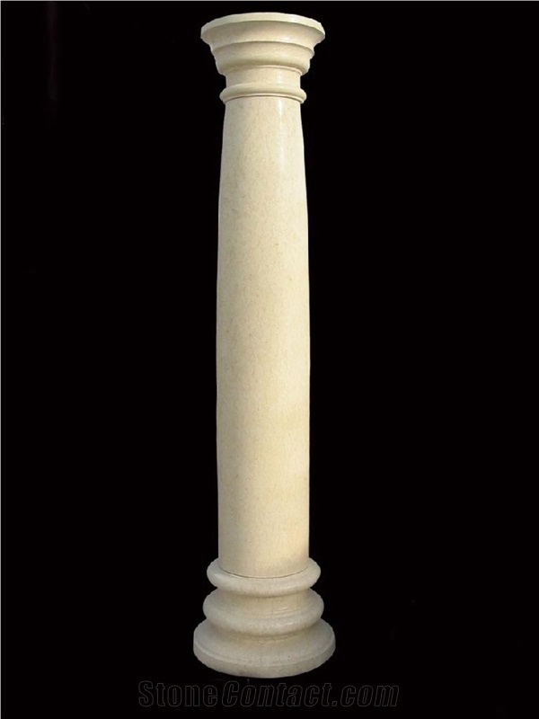 Sunny Beige Marble Columns