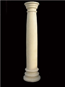 Sunny Beige Marble Columns