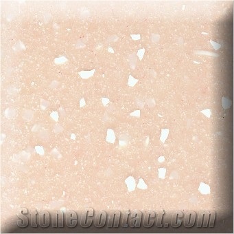 Solid Surface Pure Acrylic Stone Pink