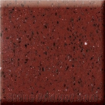 Solid Surface Pure Acrylic Stone Red Rose