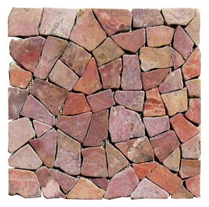 Stone Mosaic, Red Marble Mosaic