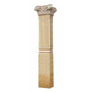 Column Series RC-009, Yellow Limestone Column