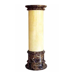 Column Series RC-015, Yellow Marble Column
