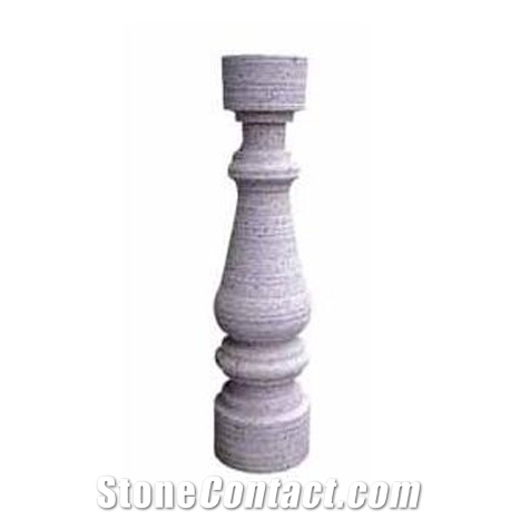 Stone Banister BA-004, White Granite Balustrade & Railings