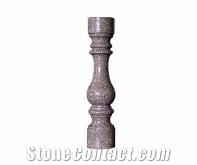 Stone Banister BA-005, Brown Granite Balustrade & Railings