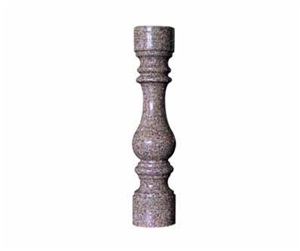 Stone Banister BA-005, Brown Granite Balustrade & Railings