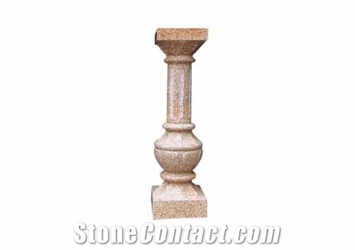 Stone Banister BA-009, Yellow Granite Balustrade & Railings