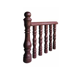 Stone Banister BA-010, Red Granite Balustrade & Railings