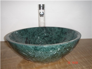 Blossom Green Marble Sink,wash Basin