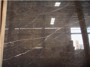 Brown Tiny Marble Slabs, China Brown Marble