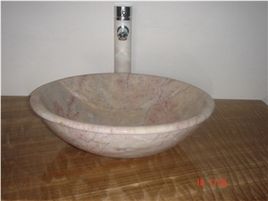 Cream Marble Sink,wash Basin