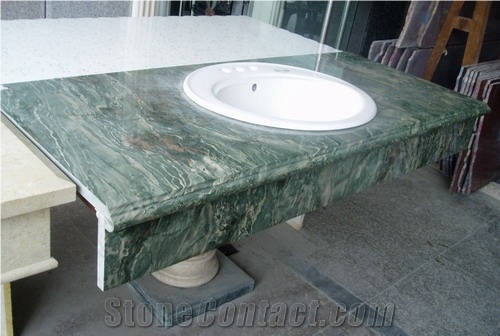 Sea Wave Green Granite Vanity Top From China Stonecontact Com
