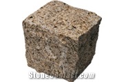 G682 Sunset Gold Cobble Stone,paving Stone, G682 Yellow Granite Paving Stone