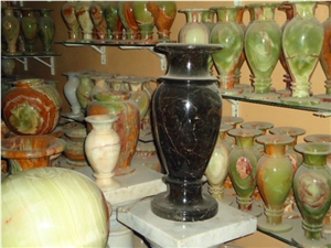 Flower Vase, Green Onyx Home Decor