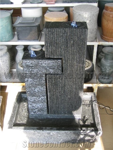 Black Granite Fountains