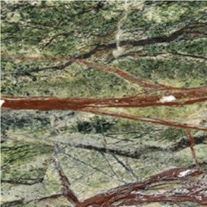 Bidasar Green, Rainforest Green Marble Slabs