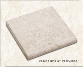 Coquina Shellstone Coping, White Limestone Pool Coping