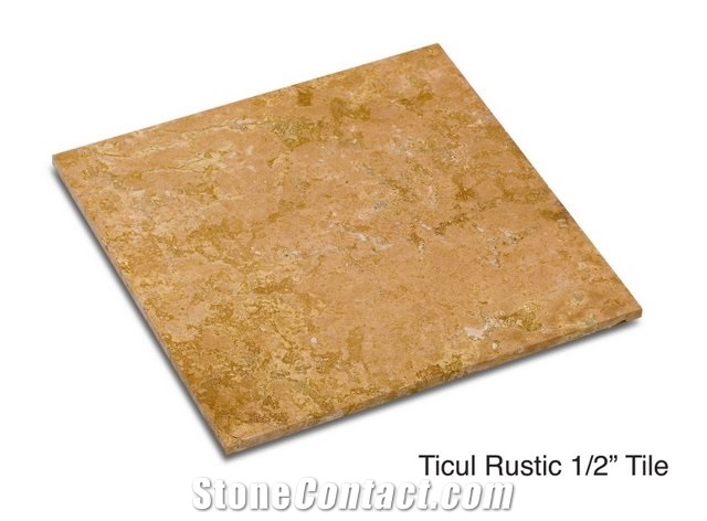 Ticul Gold Rustic Tile, Limestone