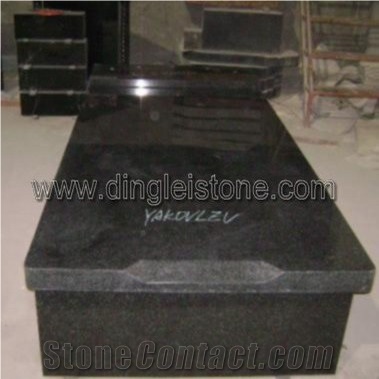 Australia Style Black Tombstone, Nero Assoluto China Black Granite Tombstone