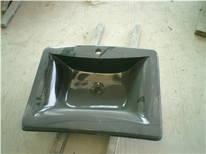 Black Stone Sink,Marble Sink