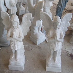 Dinglei European Style Stone Sculpture, White Marble Sculpture