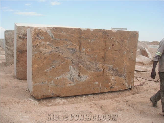DL Yellow Stone Block ,Granite Block