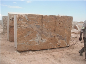 Juparana Golden Granite Block, India Yellow Granite