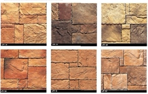 Natural Cultured Stone, Brown Sandstone Cultured Stone