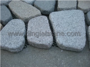 Natural Paving Stone, Sesame White Granite Paving Stone