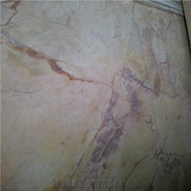 River Gold Marble Tile, Italy Yellow Marble