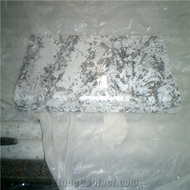 Snow Flower White Granite Countertop