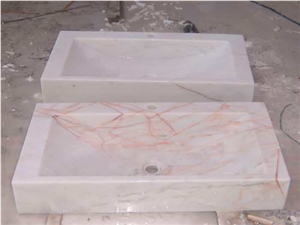 Spider Gold Marble Sink, Yellow Marble Sink